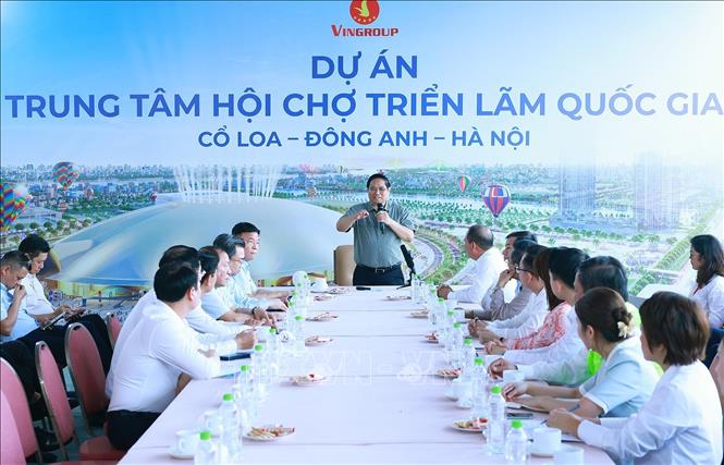 Thủ tướng Phạm Minh Chính: Xây dựng Trung tâm Hội chợ Triển lãm và cầu Tứ Liên thành biểu tượng của Hà Nội- Ảnh 3.