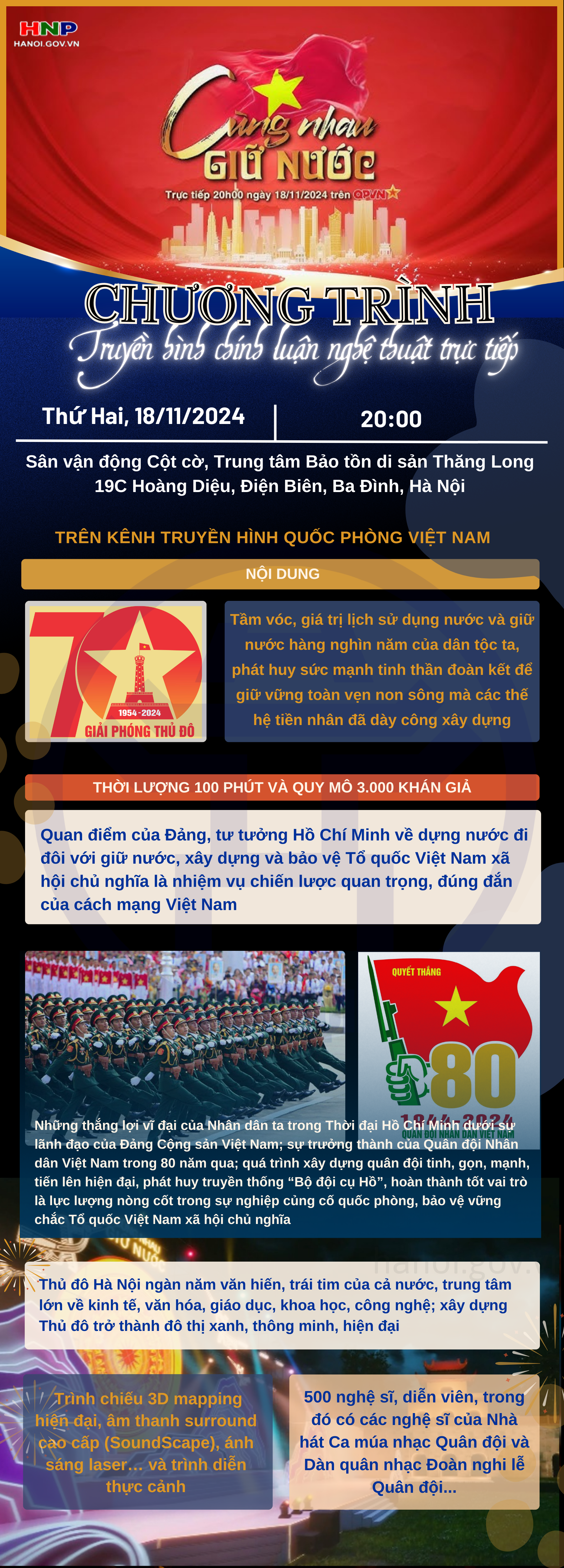 Sắp diễn ra Chương trình chính luận nghệ thuật “Cùng nhau giữ nước”- Ảnh 1.