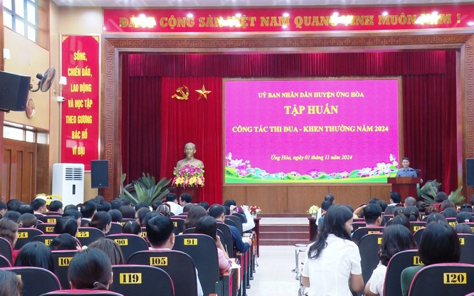 Quang cảnh buổi Tập huấn