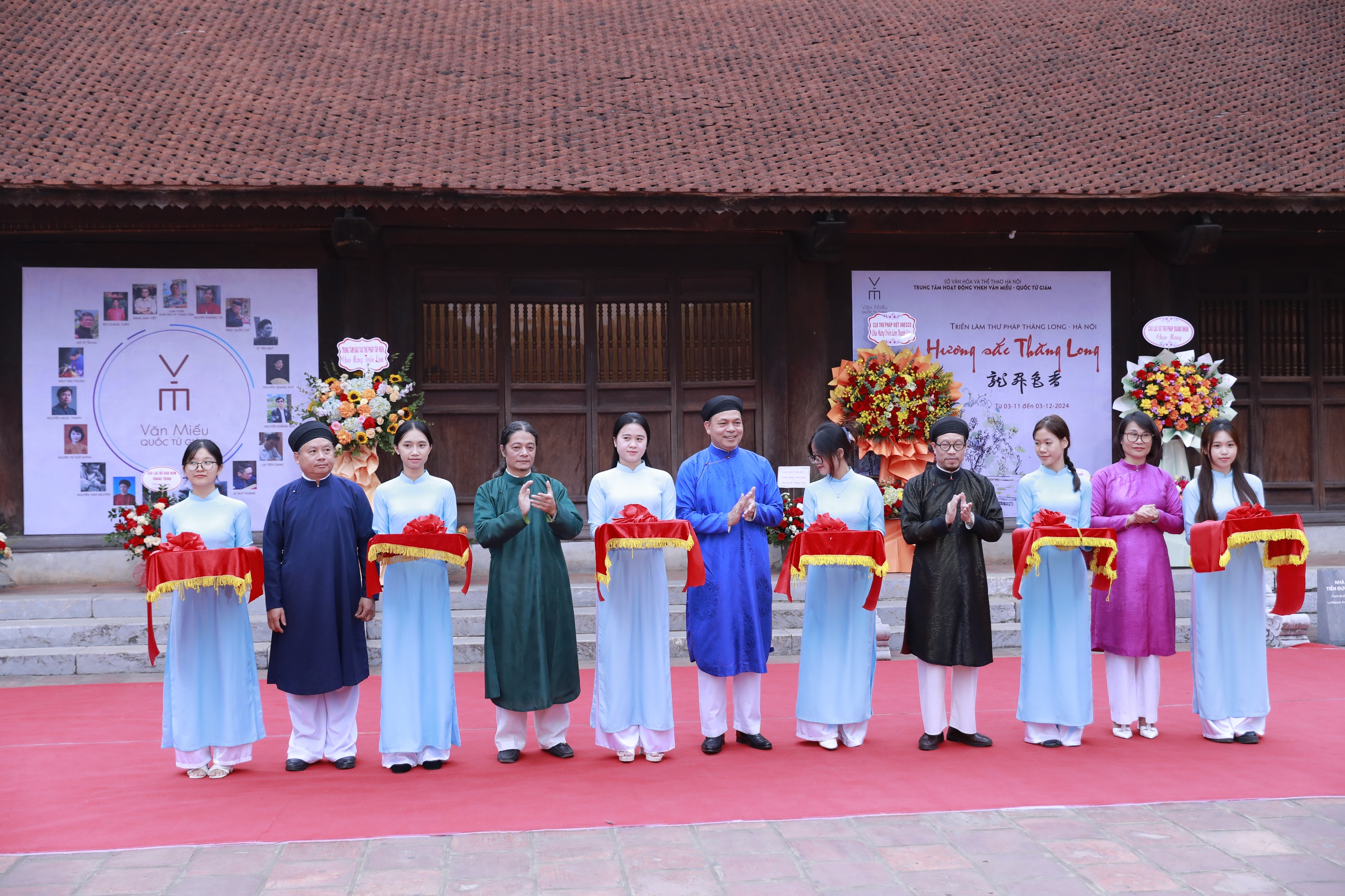 Tôn vinh vẻ đẹp của Thăng Long - Hà Nội qua nghệ thuật thư pháp- Ảnh 1.