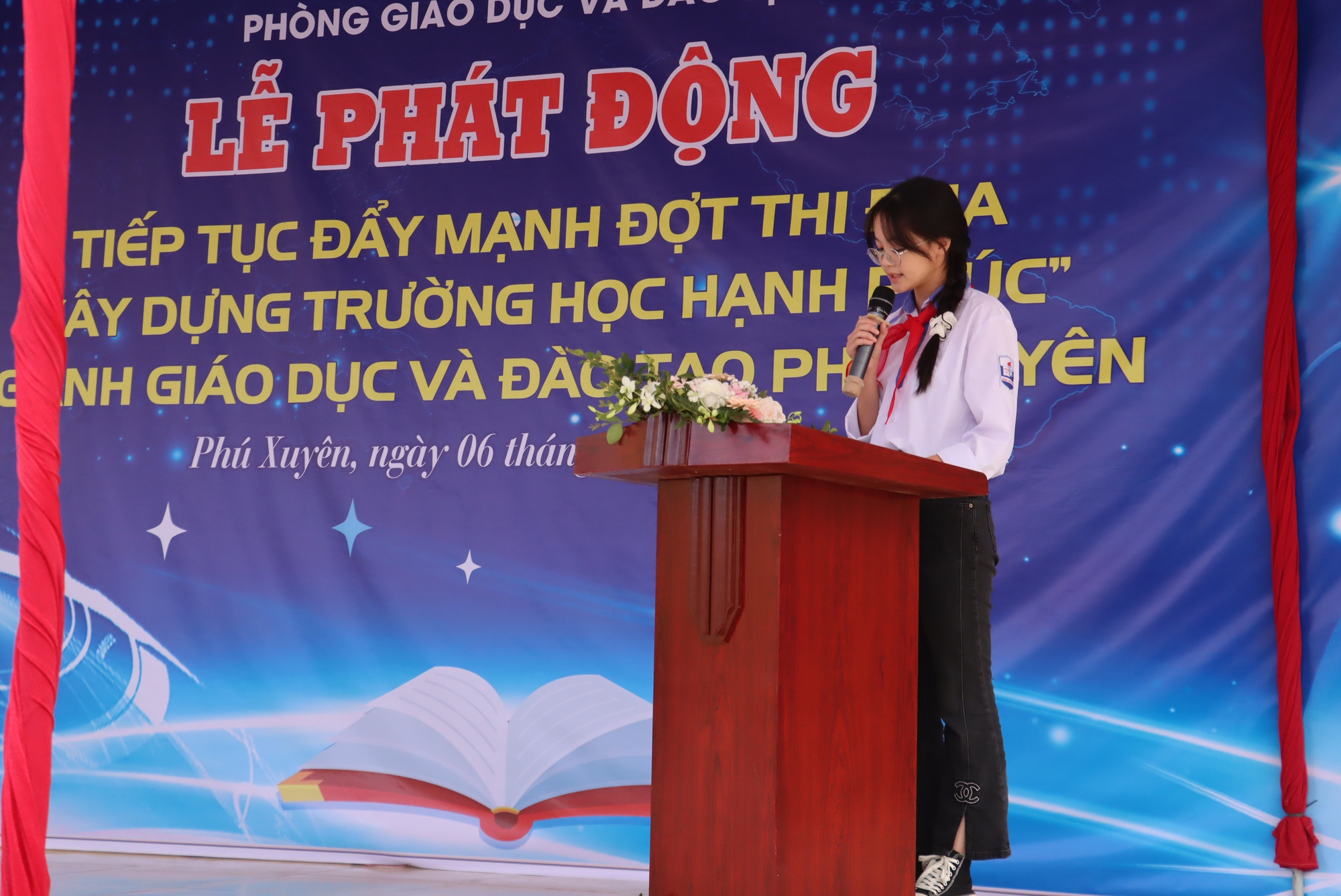 Huyện Phú Xuyên phát động phong trào thi đua “Xây dựng Trường học hạnh phúc”- Ảnh 4.