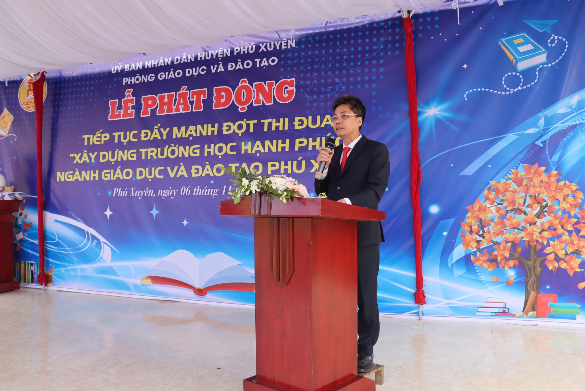 Huyện Phú Xuyên phát động phong trào thi đua “Xây dựng Trường học hạnh phúc”- Ảnh 1.