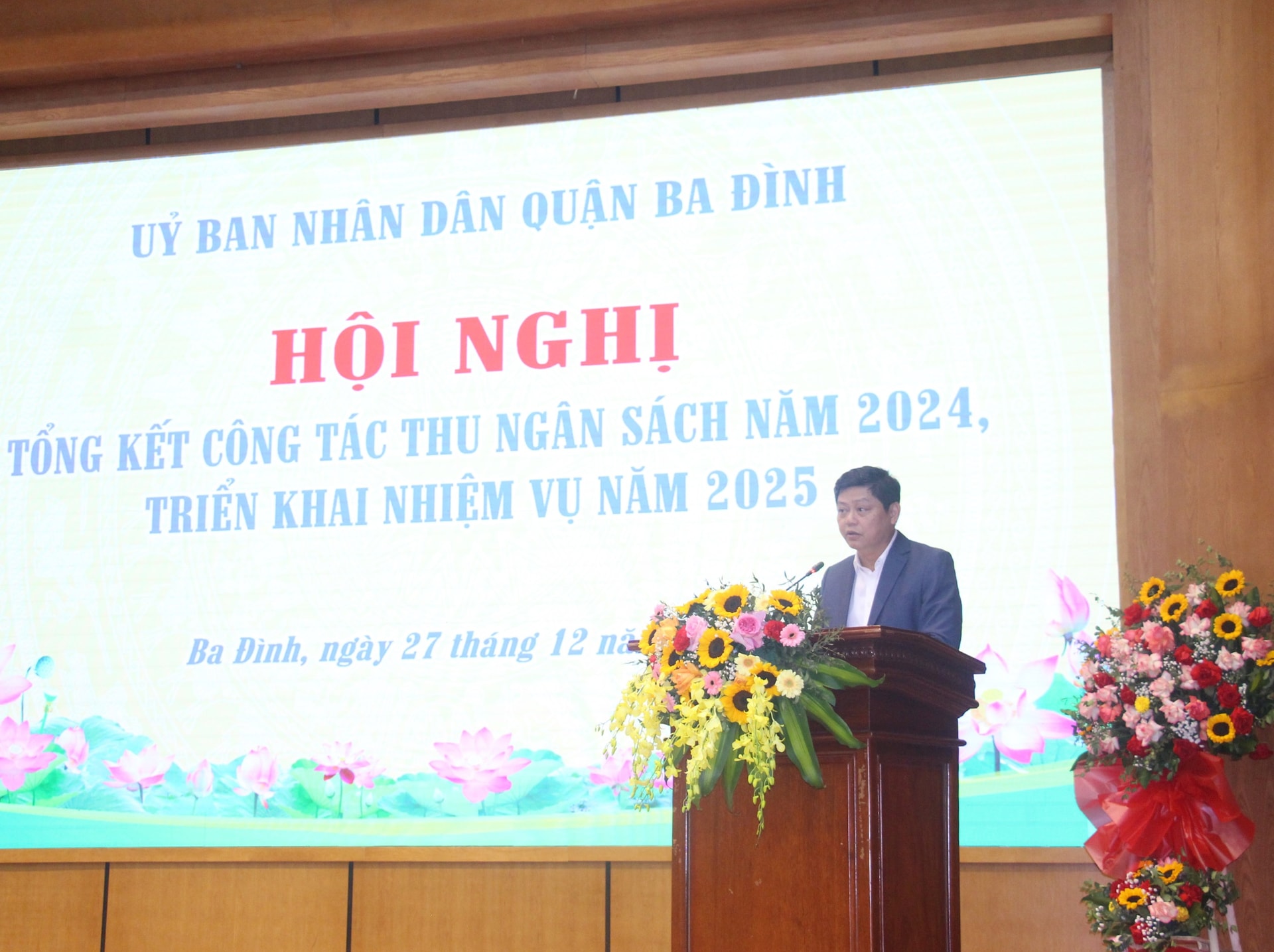 Năm 2024, quận Ba Đình đã hoàn thành và vượt chỉ tiêu thu ngân sách được giao- Ảnh 1.
