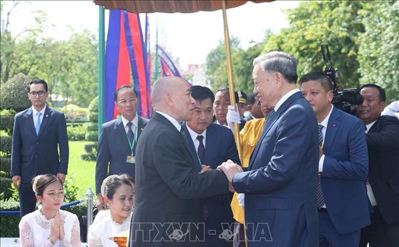 Chủ tịch nước Tô Lâm kết thúc tốt đẹp chuyến thăm cấp Nhà nước tới Campuchia- Ảnh 4.