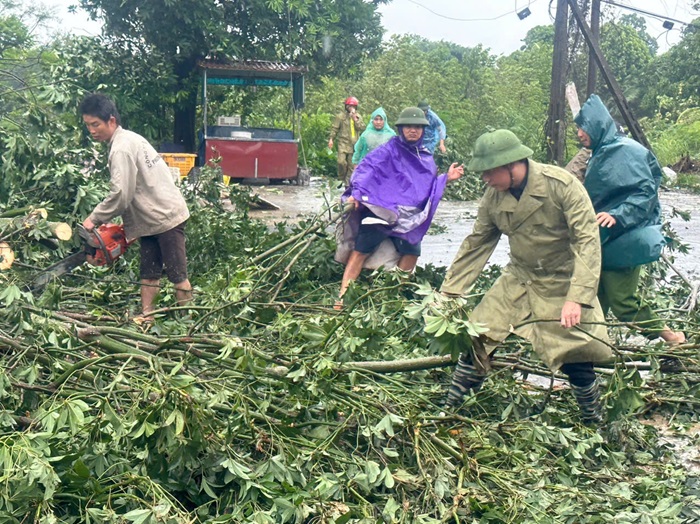 Ưu tiên cấp điện cho các trạm bơm để phục vụ tiêu thoát nước ở huyện Chương Mỹ- Ảnh 2.