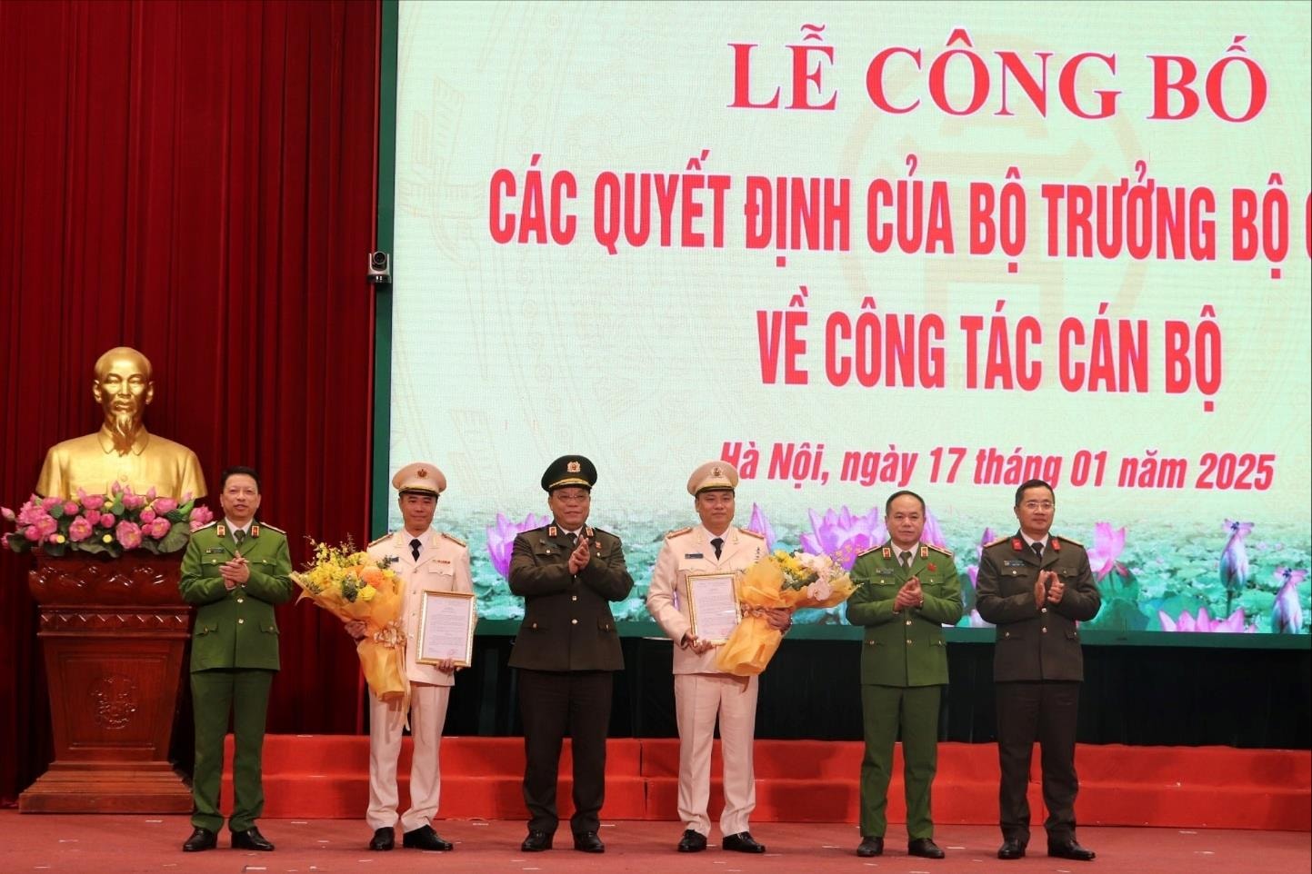 Công an thành phố Hà Nội có 2 Phó Giám đốc mới- Ảnh 1.