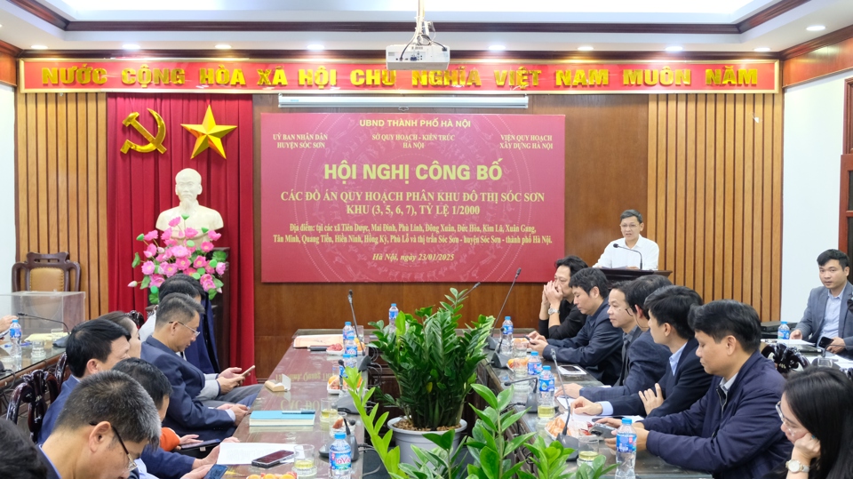 Công bố 4 đồ án Quy hoạch phân khu đô thị tại huyện Sóc Sơn- Ảnh 1.