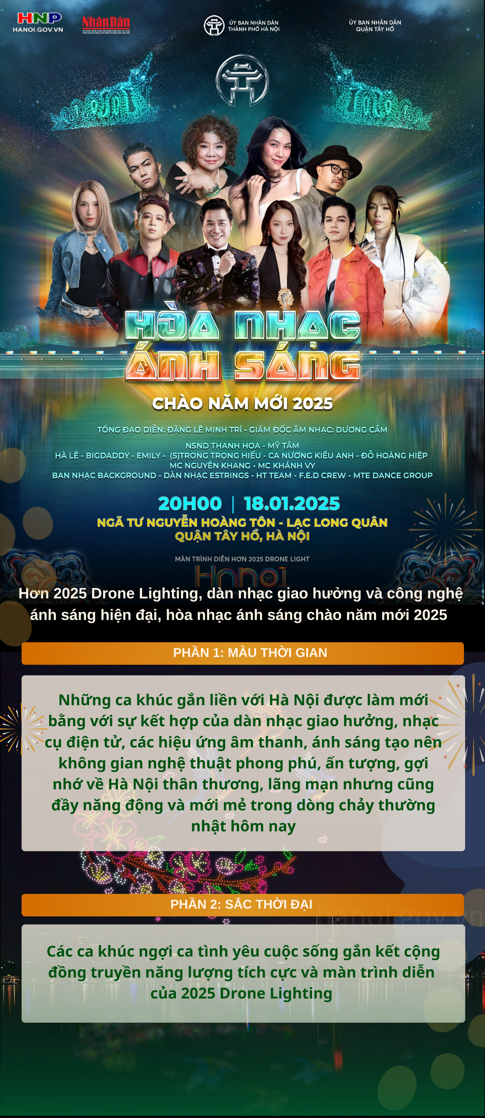 Chương trình “Hòa nhạc Ánh sáng chào năm mới 2025”
sẽ diễn ra vào ngày 18/1- Ảnh 1.