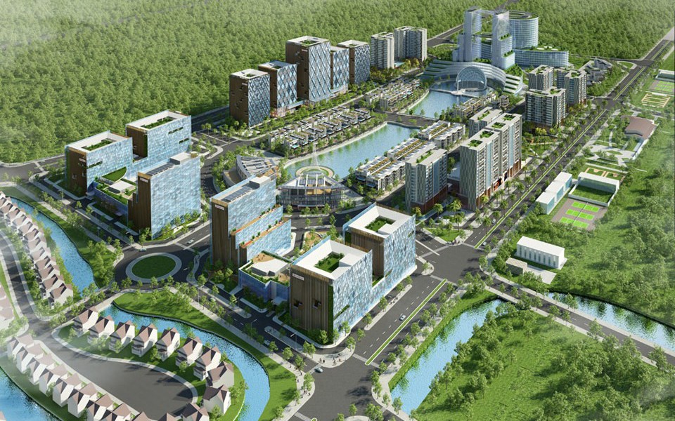 Phối cảnh dự án Công viên công nghệ phần mềm