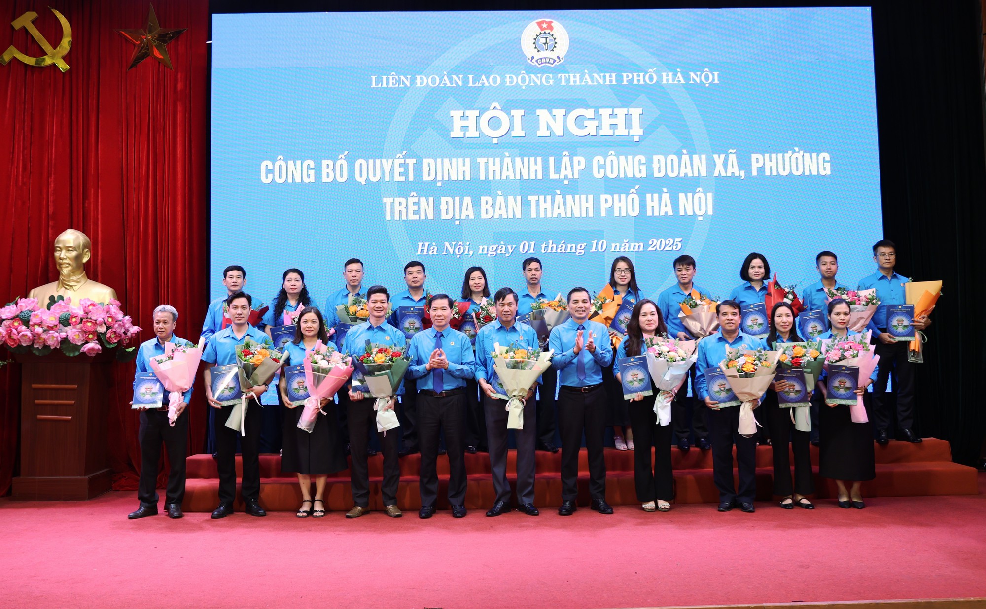 Hà Nội công bố Quyết định thành lập 84 Công đoàn xã, phường- Ảnh 2.