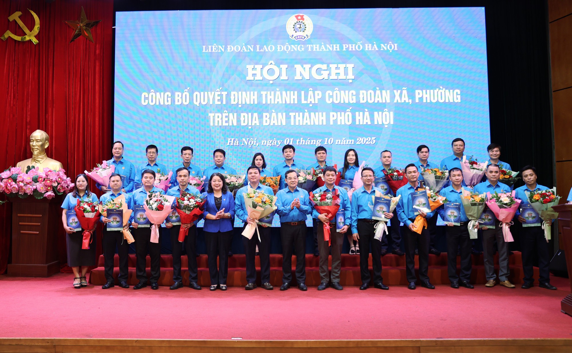 Hà Nội công bố Quyết định thành lập 84 Công đoàn xã, phường- Ảnh 3.