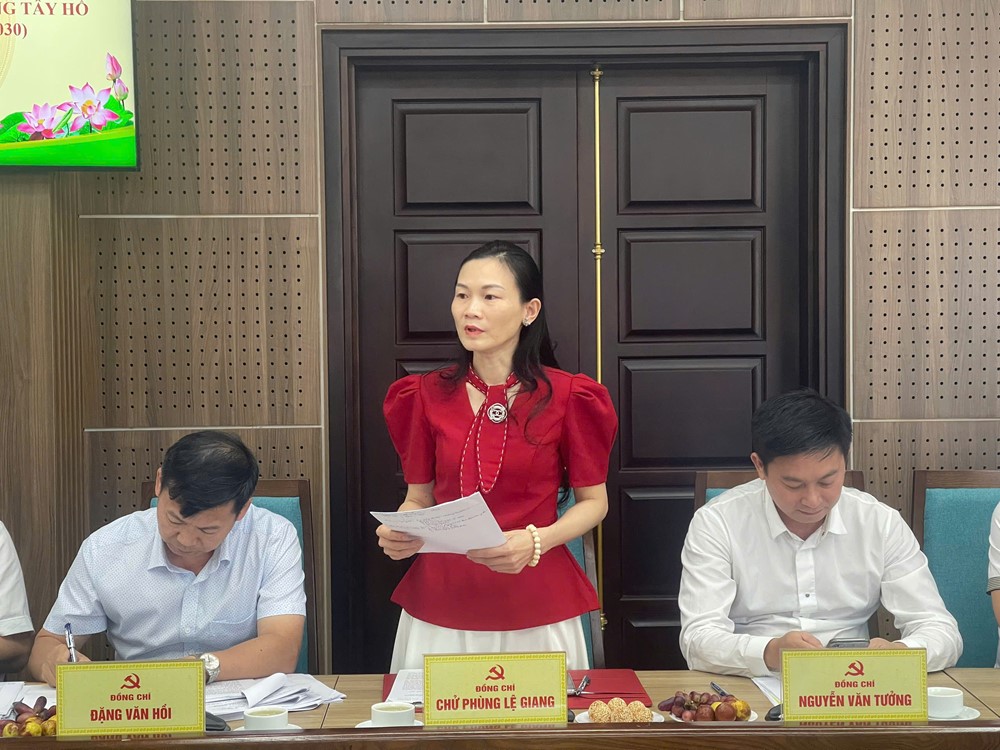 Hội nghị lần thứ 3 Ban chấp hành Đảng bộ phường Tây Hồ- Ảnh 2.