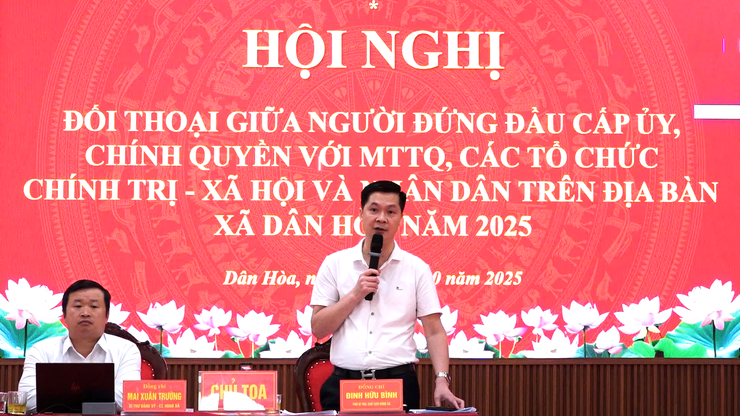 Xã Dân Hòa đối thoại giữa người đứng đầu cấp ủy, chính quyền với nhân dân- Ảnh 4.