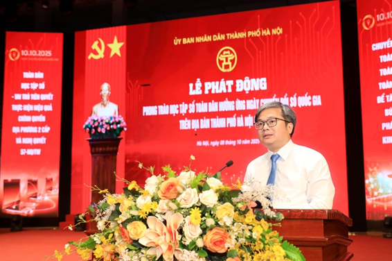 Hà Nội lan tỏa phong trào “Học tập số toàn dân”: Gần dân hơn - Nhanh hơn - Hiệu quả hơn- Ảnh 1.