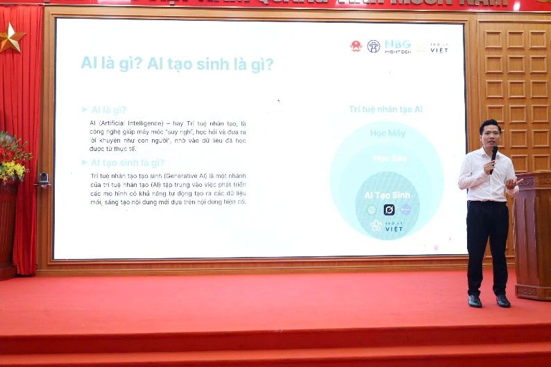 Quảng Oai đẩy mạnh chuyển đổi số, đưa trí tuệ nhân tạo vào hoạt động chuyên môn- Ảnh 3.