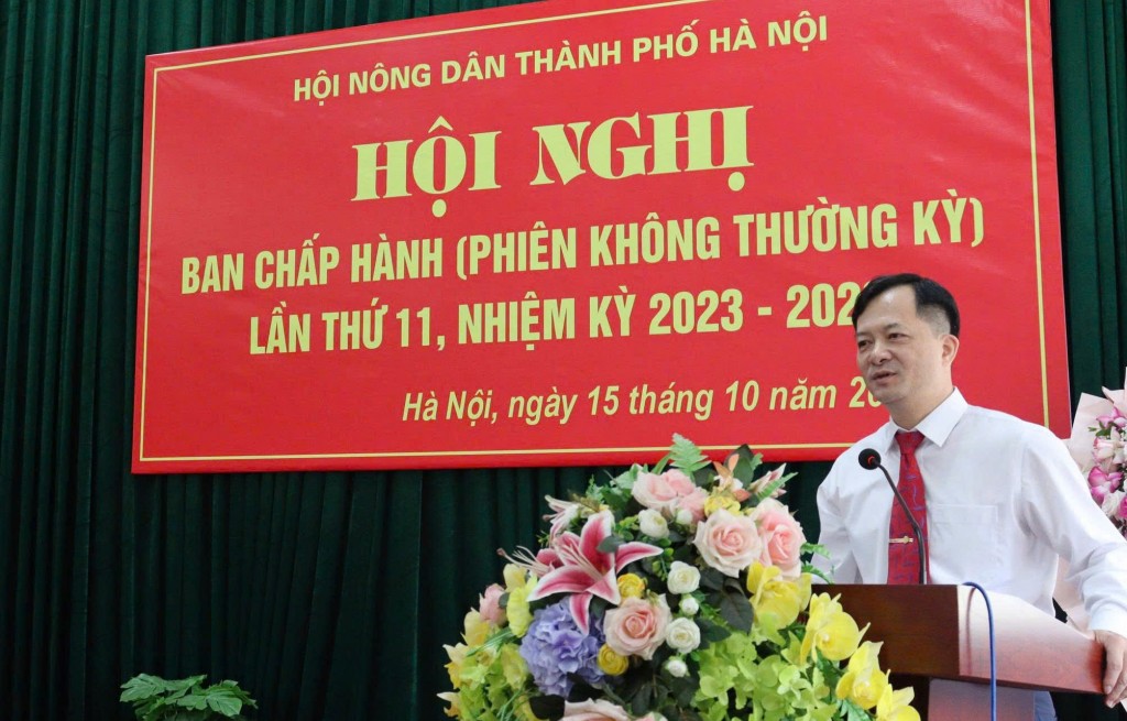 Đồng chí Trương Văn Nhung giữ chức Phó Chủ tịch Hội Nông dân thành phố Hà Nội- Ảnh 4.