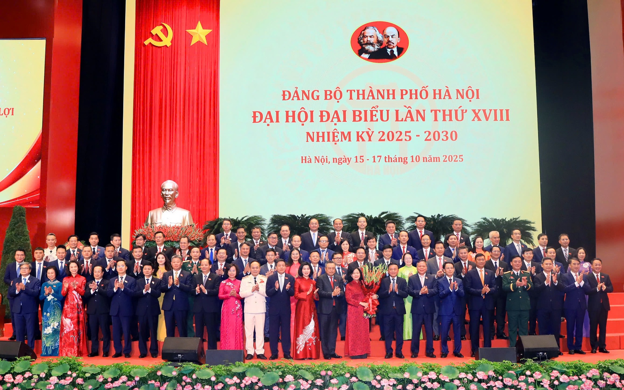 Đại hội đại biểu Đảng bộ thành phố Hà Nội khóa XVIII thành công tốt đẹp