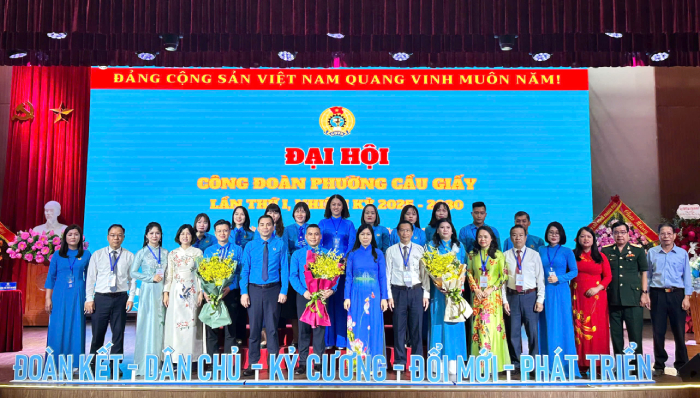 Đại hội Công đoàn phường Cầu Giấy lần thứ I, nhiệm kỳ 2025-2030
- Ảnh 3.