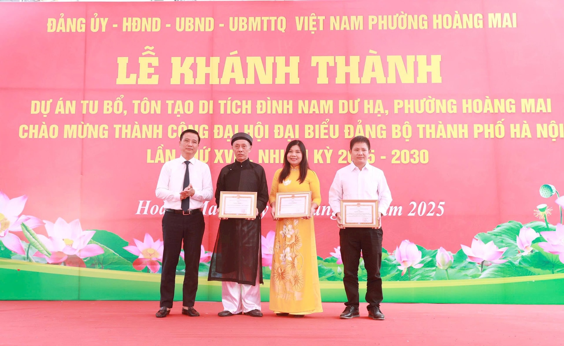 Phường Hoàng Mai: Khánh thành Dự án tu bổ, tôn tạo di tích Đình Nam Dư Hạ- Ảnh 3.
