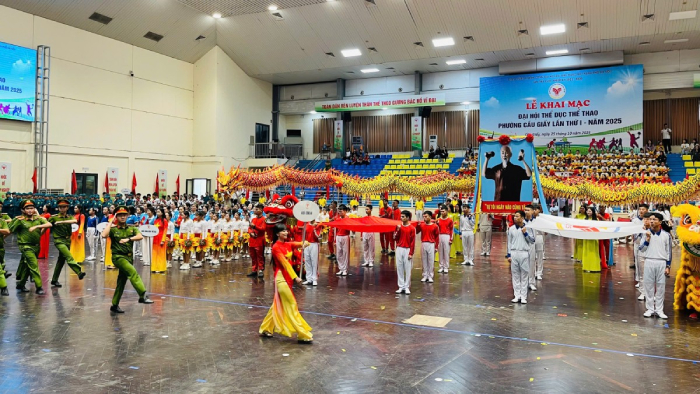 Sôi nổi Đại hội Thể dục thể thao phường Cầu Giấy lần thứ I- Ảnh 3.