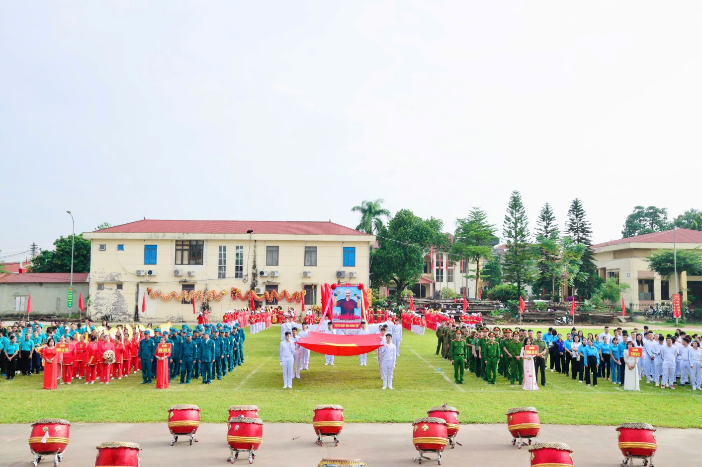 Xã Xuân Mai tưng bừng tổ chức Đại hội Thể dục thể thao lần thứ I- Ảnh 1.