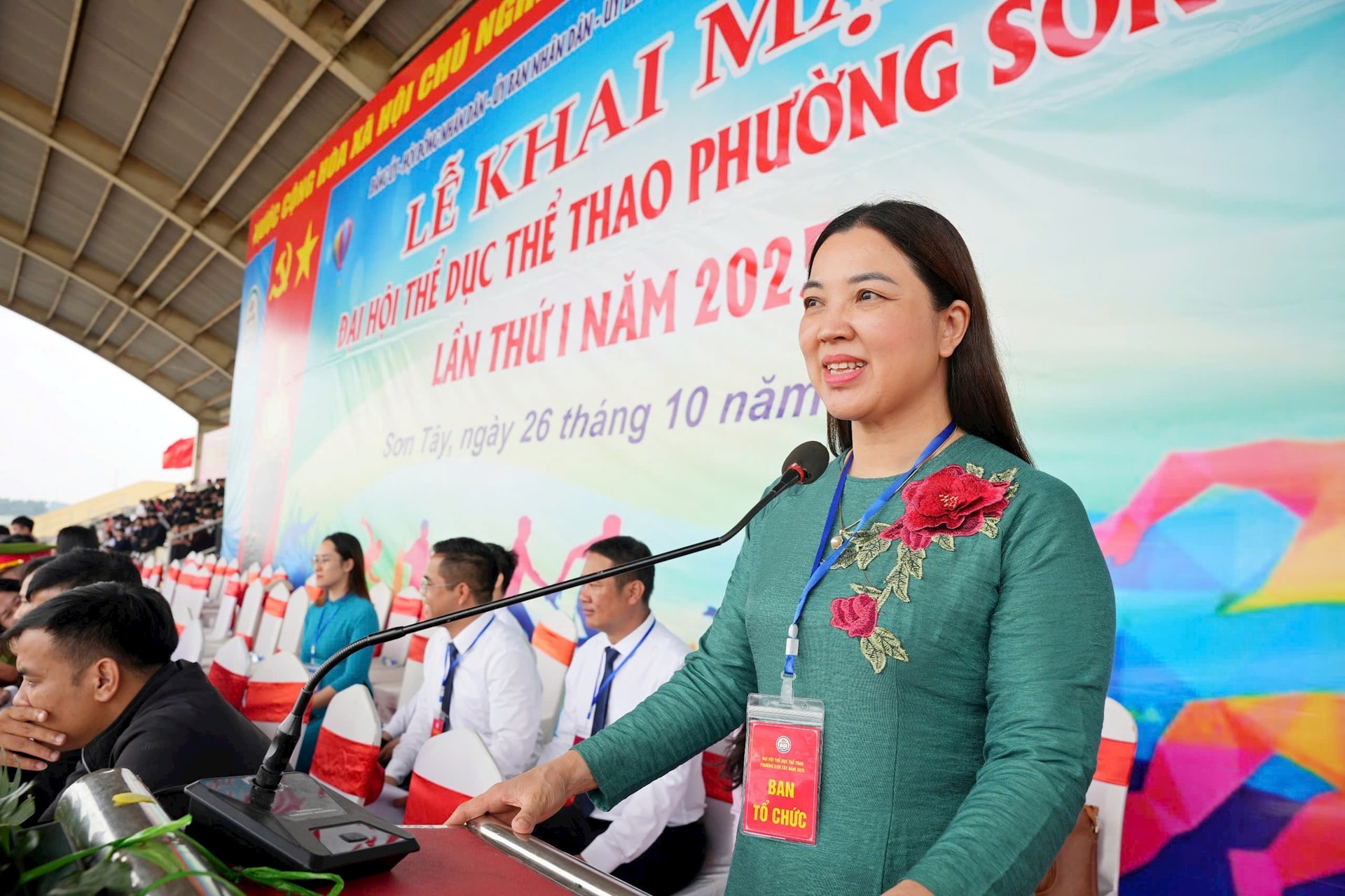 Gần 3.800 người tham gia Đại hội Thể dục Thể thao phường Sơn Tây lần thứ I- Ảnh 2. Gần 3.800 người tham gia Đại hội Thể dục Thể thao phường Sơn Tây lần thứ I- Ảnh 2.
