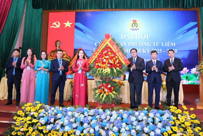Đại hội Công đoàn phường Từ Liêm lần thứ I- Ảnh 1.