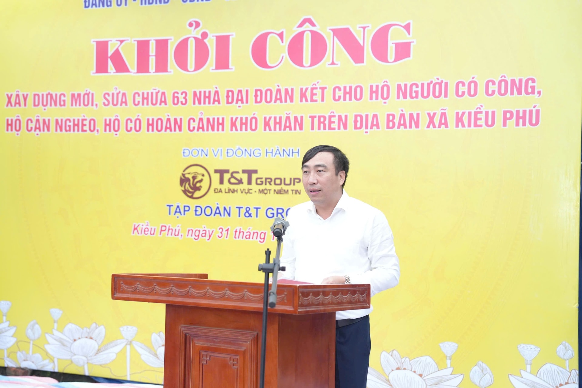 Khởi công xây dựng 63 mái ấm ‘Đại đoàn kết’ cho hộ gia đình chính sách, người có công, hộ cận nghèo xã Kiều Phú- Ảnh 6.