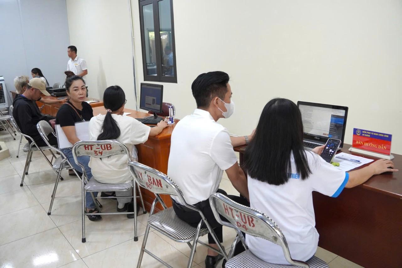 Điểm Phục vụ hành chính công xã An Khánh: Sau gần  ba tháng nỗ lực và những chuyển biến tích cực- Ảnh 3.