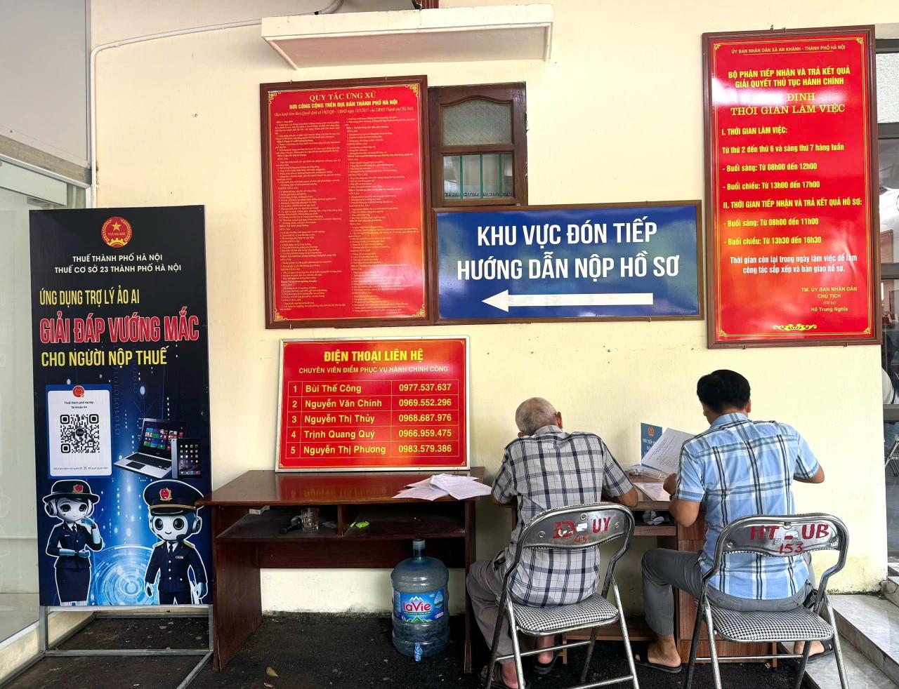 Điểm Phục vụ hành chính công xã An Khánh: Sau gần  ba tháng nỗ lực và những chuyển biến tích cực- Ảnh 4.