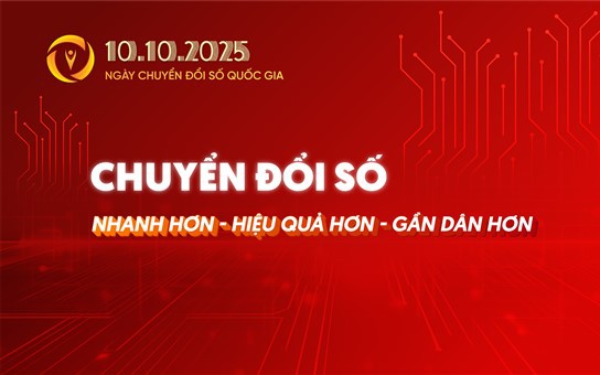 Ban hành bộ nhận diện hưởng ứng ngày Chuyển đổi số Quốc gia 10.10.2025