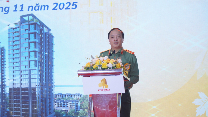 Khởi công dự án nhà ở cho lực lượng Công an nhân dân tại phường Phú Thượng- Ảnh 1.