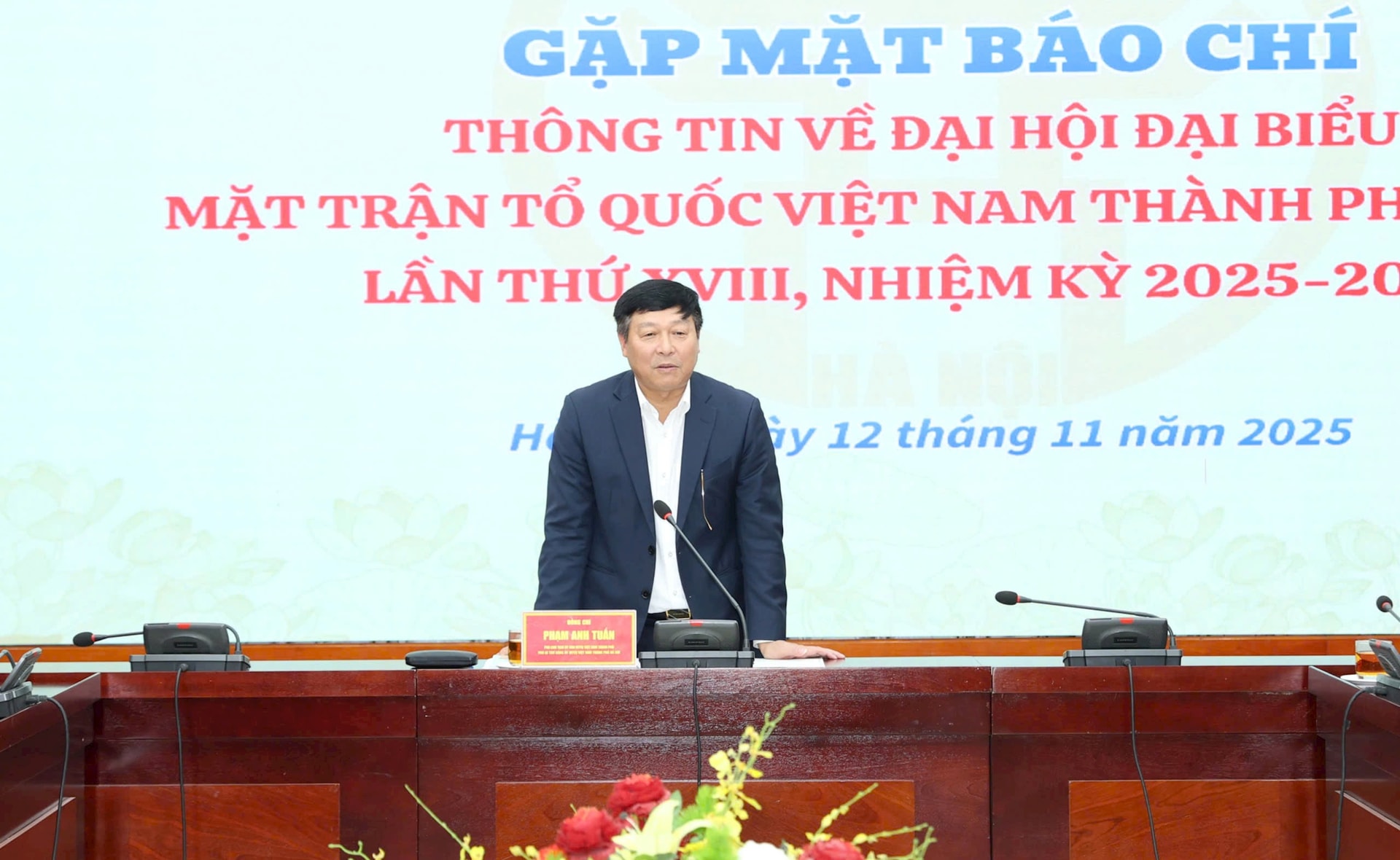 Đại hội đại biểu MTTQ Việt Nam thành phố Hà Nội lần thứ XVIII diễn ra trong 2 ngày 17 - 18/11- Ảnh 1.