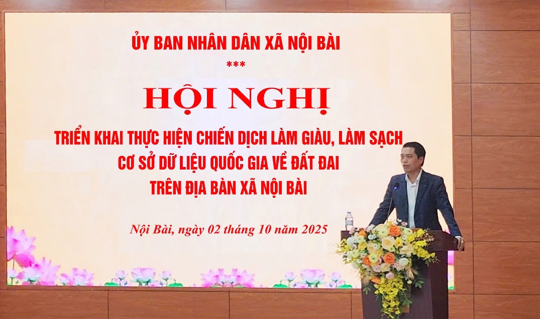 Quyết liệt từ cơ sở để hoàn thành Chiến dịch “90 ngày làm sạch dữ liệu đất đai” tại xã Nội Bài- Ảnh 1.