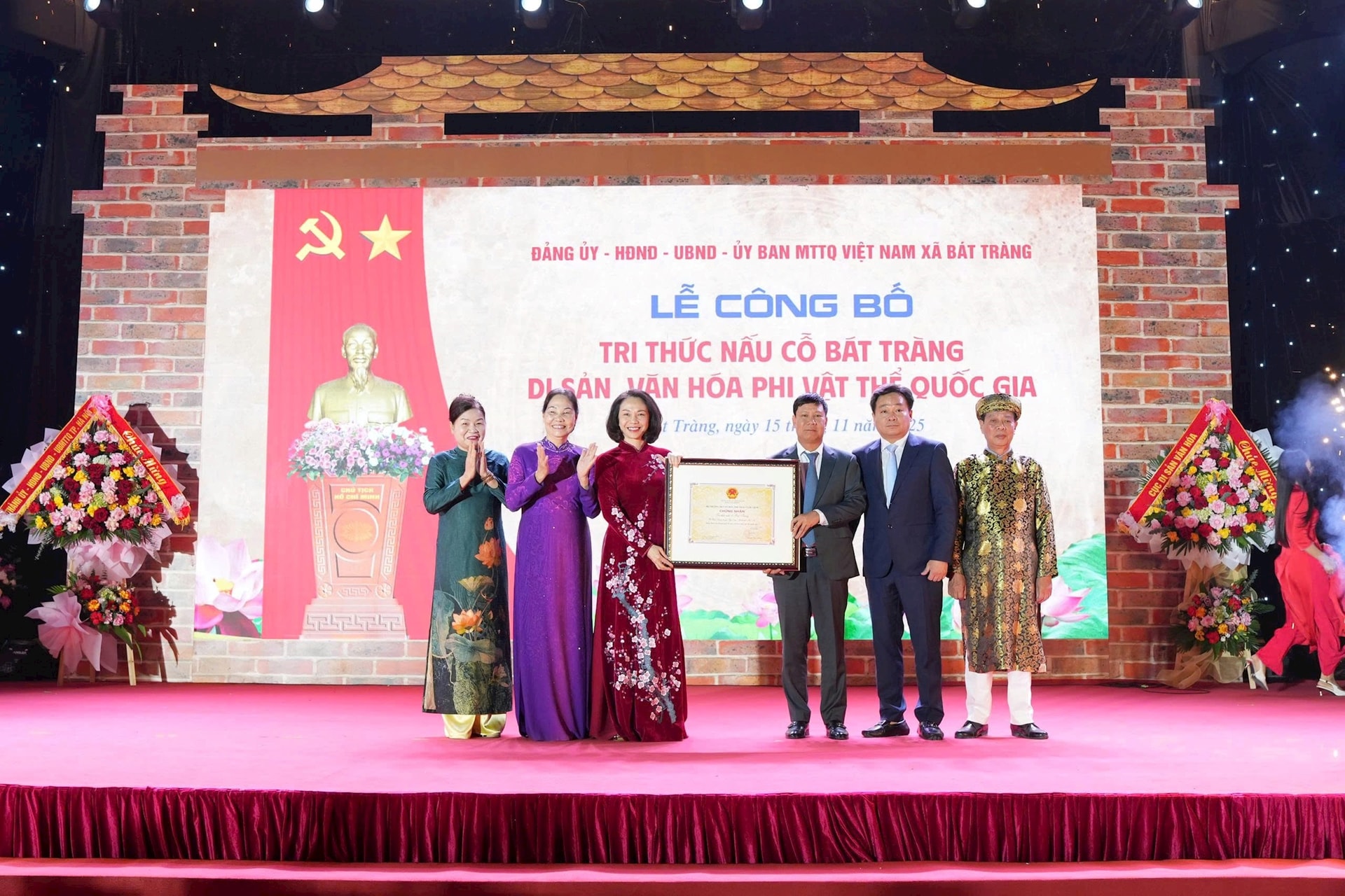 Công bố quyết định "Tri thức nấu cỗ Bát Tràng” là Di sản văn hóa phi vật thể quốc gia- Ảnh 3.