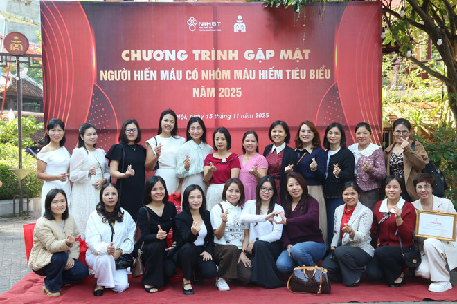 Gặp mặt người hiến máu có nhóm máu hiếm tiêu biểu năm 2025- Ảnh 2.