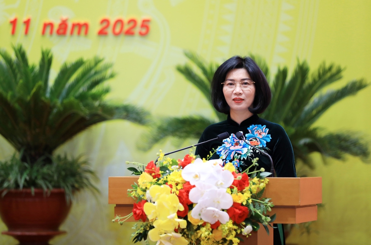 Phung Thi Hong Ha elected as chairwoman of Hanoi People's Council 2021–2026- Ảnh 1.