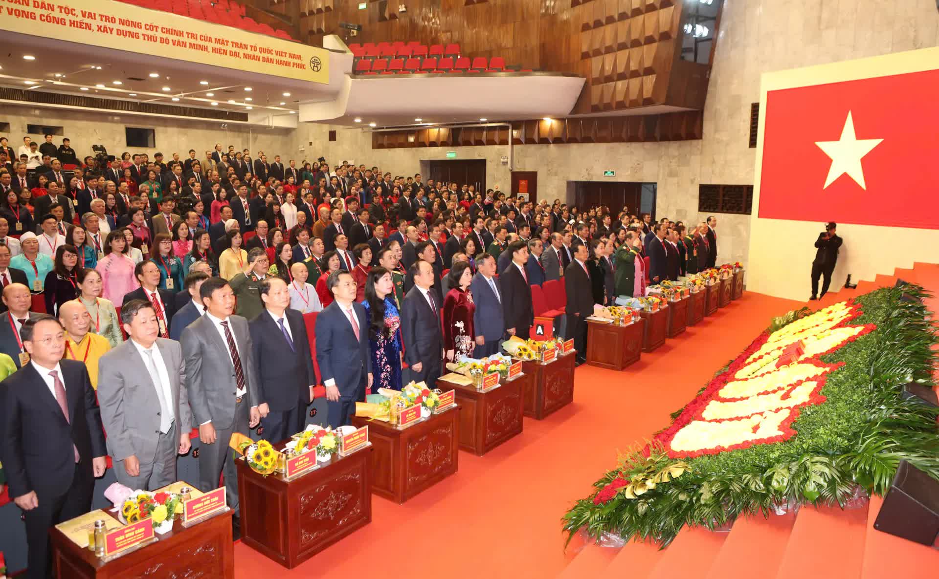Đại hội MTTQ Việt Nam thành phố Hà Nội lần thứ XVIII, nhiệm kỳ 2025 - 2030 thành công tốt đẹp- Ảnh 1.