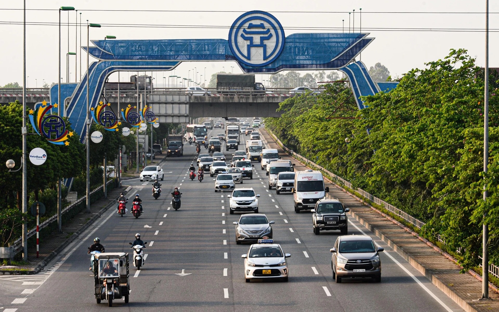 Thi công sửa chữa, bảo dưỡng hệ thống chiếu sáng tuyến đường Võ Nguyên Giáp từ 22/11/2025 đến hết 14/2/2026
