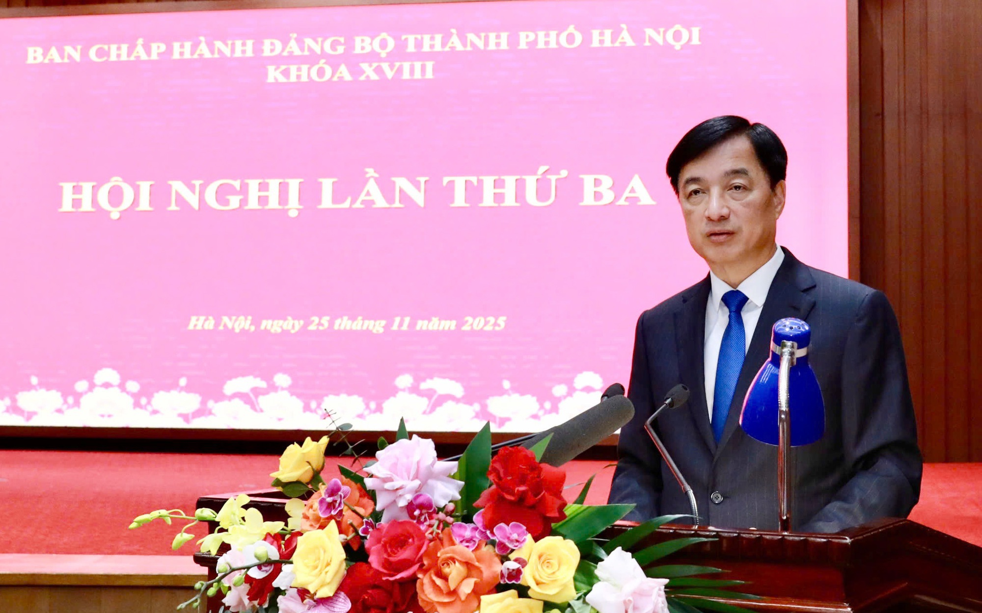 Bí thư Thành ủy Hà Nội Nguyễn Duy Ngọc phát biểu bế mạc Hội nghị