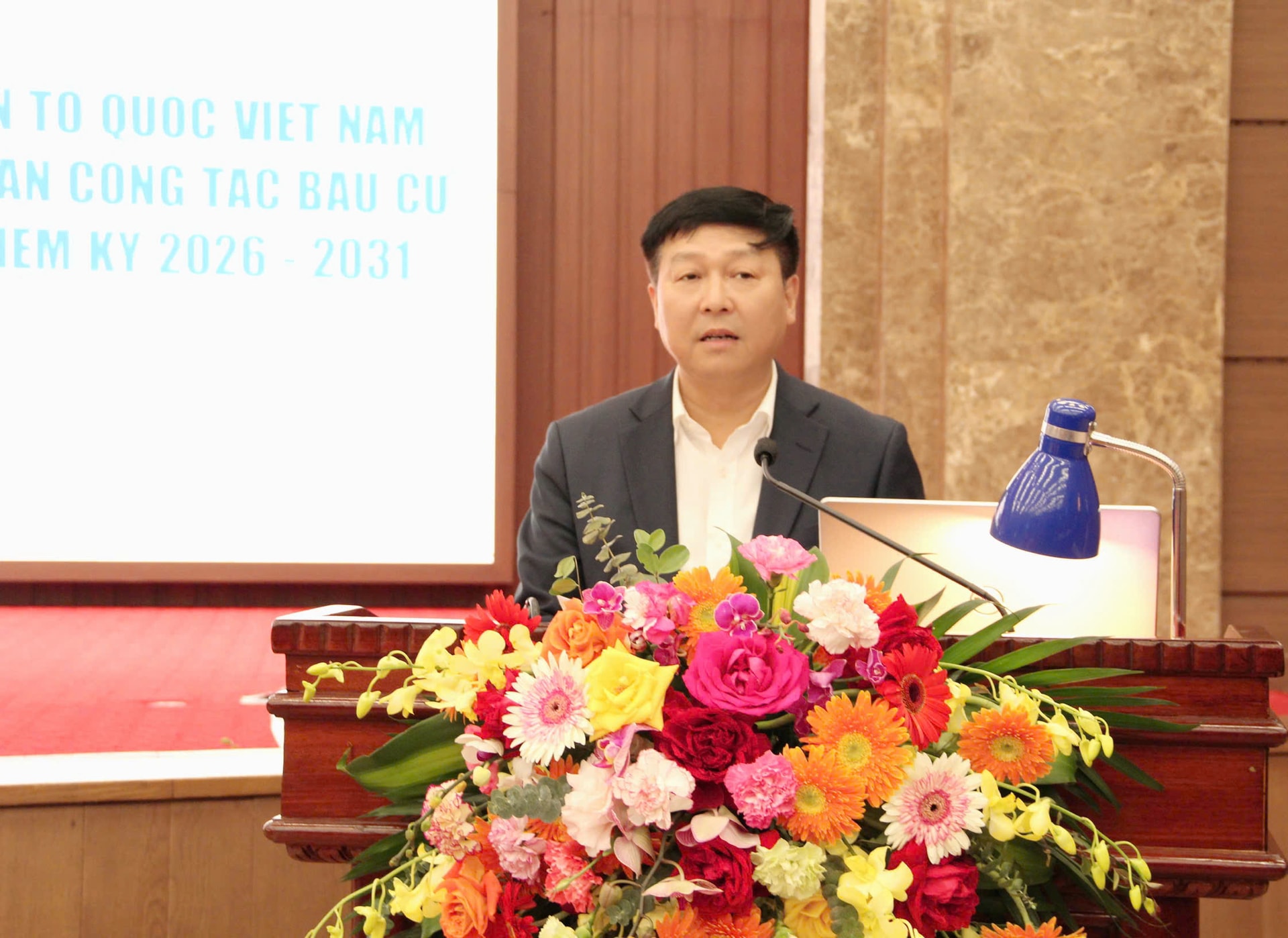 Tập huấn công tác bầu cử đại biểu Quốc hội khóa XVI và đại biểu HĐND các cấp nhiệm kỳ 2026-2031- Ảnh 1.