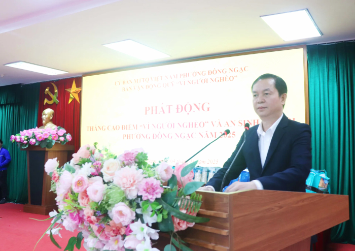 Dong Ngac Mahallesi, Phường Đông Ngạc phát động Tháng cao điểm “Vì người nghèo” và an sinh xã hội 2025- Ảnh 2.