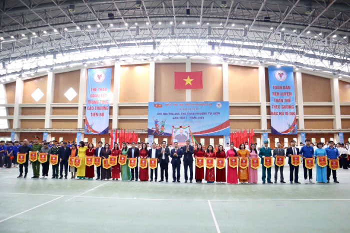 دلچسپ پہلی ٹو لائیم وارڈ اسپورٹس کانگریس، 2025 - تصویر 3۔ Sôi nổi Đại hội Thể dục thể thao phường Từ Liêm lần thứ I, năm 2025- Ảnh 3.