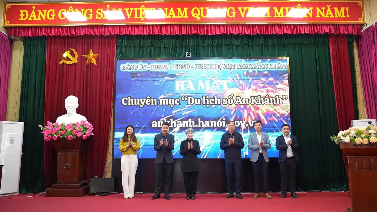 Xã An Khánh: Ra mắt trang “Du lịch số An Khánh” và phát động phong trào “Học tập số toàn dân”- Ảnh 1.