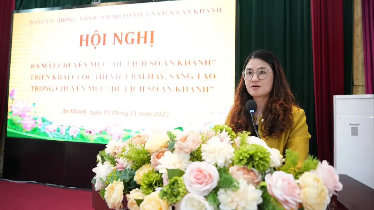 Xã An Khánh: Ra mắt trang “Du lịch số An Khánh” và phát động phong trào “Học tập số toàn dân”- Ảnh 2.