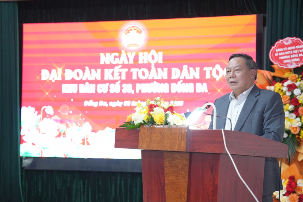 Phó Bí thư Thường trực Thành ủy Nguyễn Văn Phong dự Ngày hội Đại đoàn kết toàn dân tộc tại khu dân cư số 30- Ảnh 2.