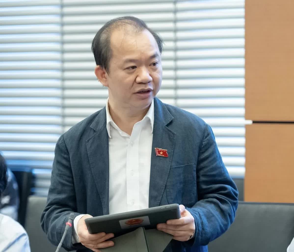 Đại biểu Quốc hội thành phố Hà Nội thảo luận, góp ý hoàn thiện Dự thảo Luật Chuyển đổi số- Ảnh 4.