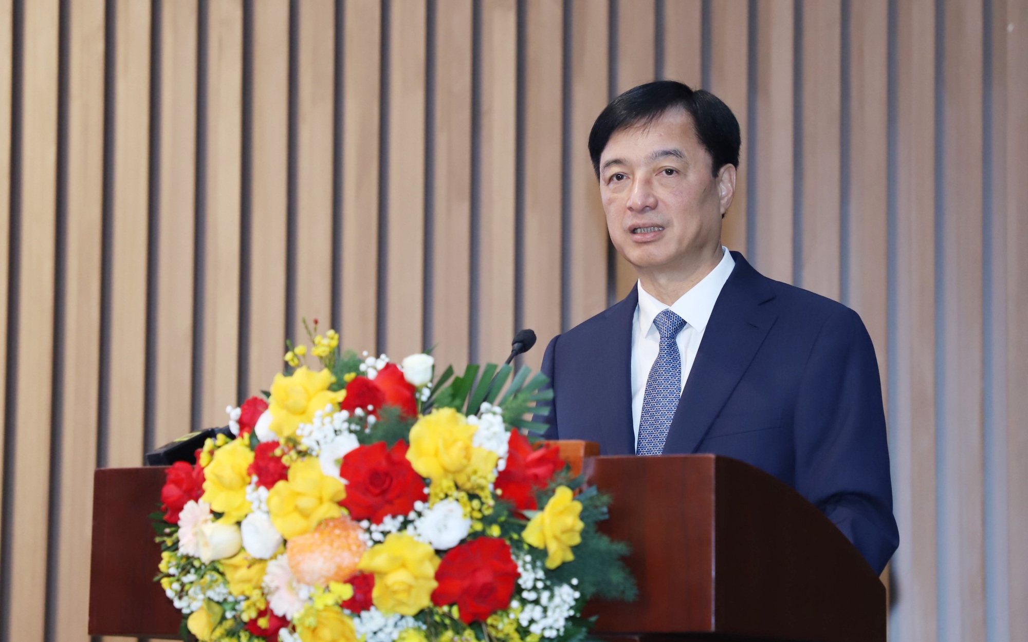 Bí thư Thành ủy Hà Nội Nguyễn Duy Ngọc phát biểu chỉ đạo