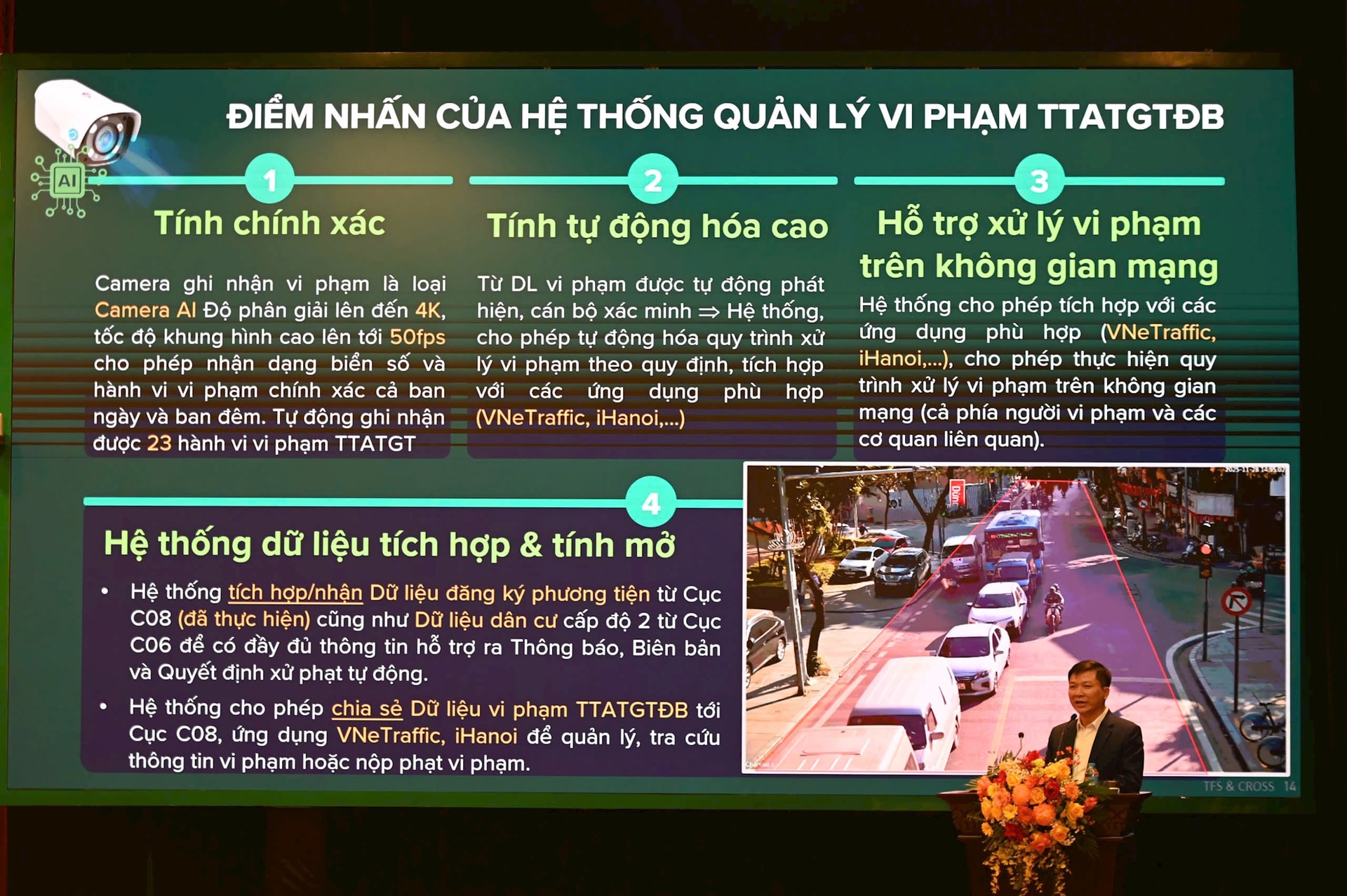 Hà Nội chính thức vận hành Trung tâm điều khiển giao thông ứng dụng AI- Ảnh 3.