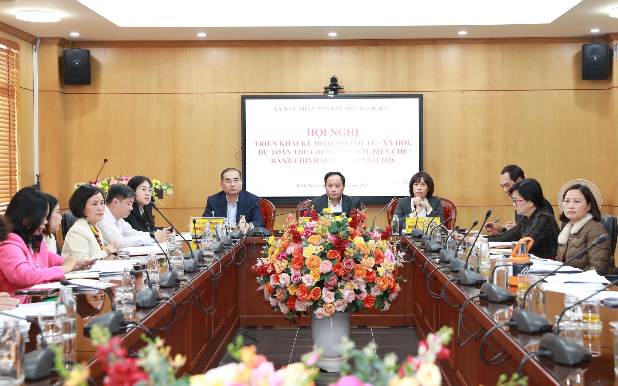 ប្រតិភូចូលរួមសន្និសីទស្តីពីការអនុវត្តផែនការ Các đại biểu tham dự Hội nghị triển khai kế hoạch